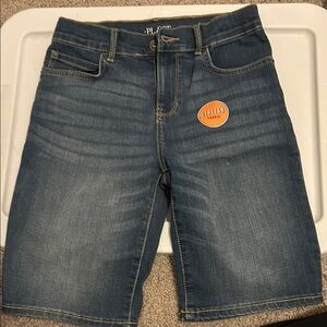 PLACE Men's Blue Denim Shorts